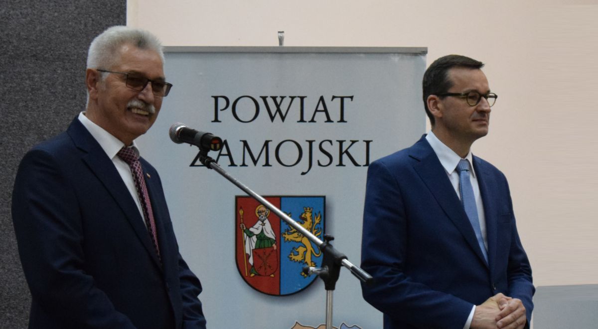 Premier Mateusz Morawiecki spotkał się z samorządowcami z Powiatu Zamojskiego.